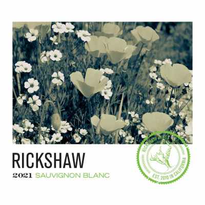 2021 RICKSHAW Sauvignon Blanc Front Label