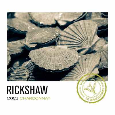 2021 RICKSHAW Chardonnay Front Label