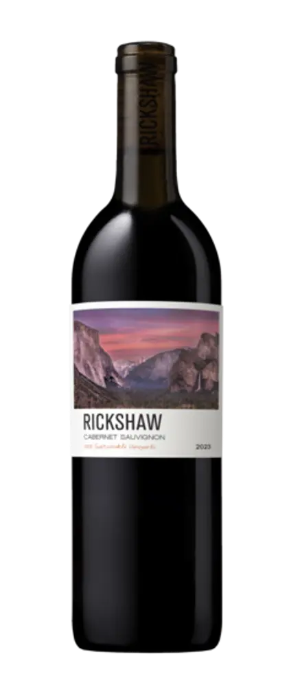 Rickshaw Cabernet Sauvignon 2023 California bottle shot